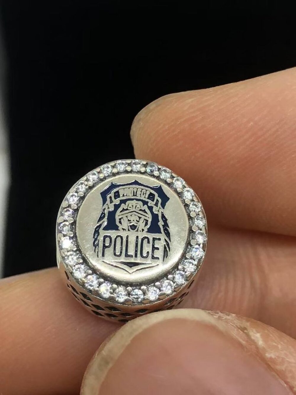 ✨🔥Pandora Police Badge Exclusive Bead Charm Police Officer Pendant